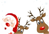 santa-reindeer